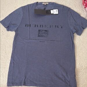 Burberry Blue Short Sleeve Tee NWT